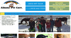 Desktop Screenshot of albanypetcare.com
