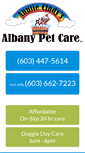Mobile Screenshot of albanypetcare.com